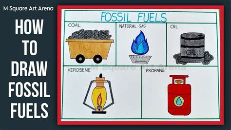 fossil fuel drawing images.